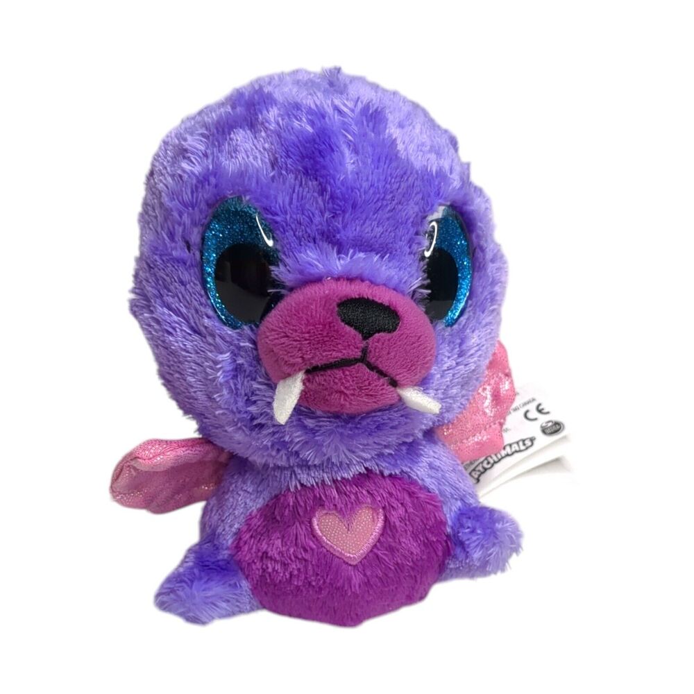 Hatchimals Spin Master Interactive Plush Toy Yellow Teal Bird Penguin .